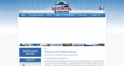 Desktop Screenshot of madrona-resort.com